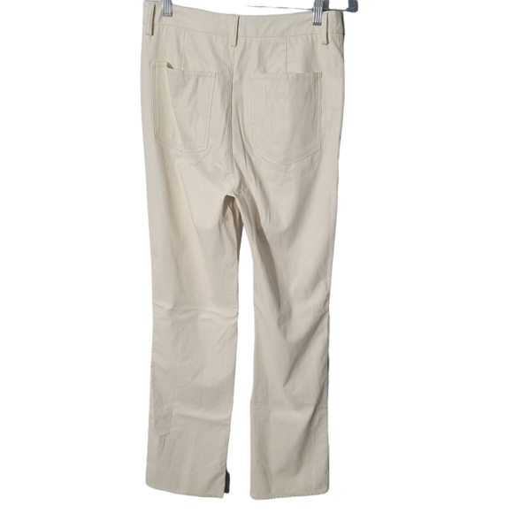 WeWoreWhat White Croc Embossed Flare Leg Pants - Picture 4 of 15